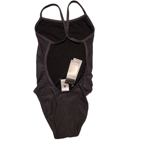 Adidas Solid C Back Infinitex One Piece Swimsuit - Picture 2 of 7